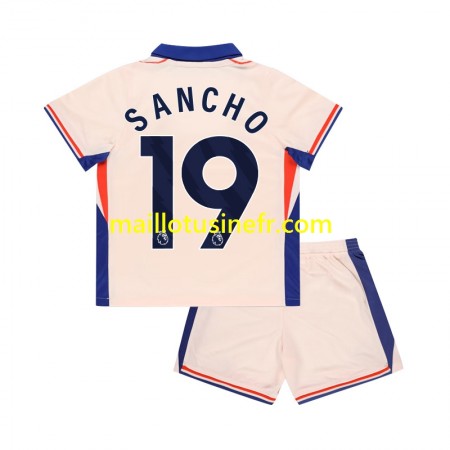 Maillot de Foot Chelsea Jadon Sancho 19 Extérieur 2024-25 - Enfant